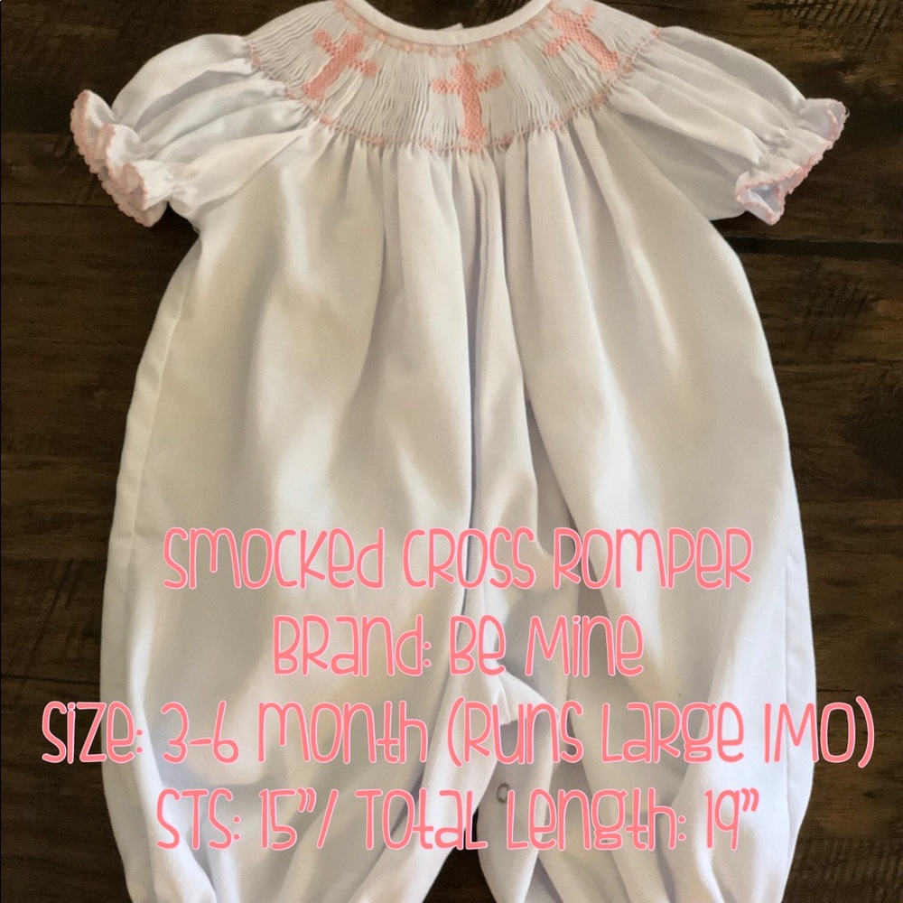 Smocked cross bubble